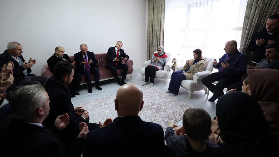 Cumhurbaşkanı Erdoğan'dan taziye ziyareti