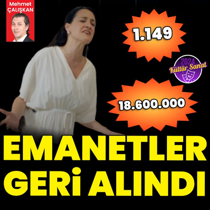 Emanetler geri alındı