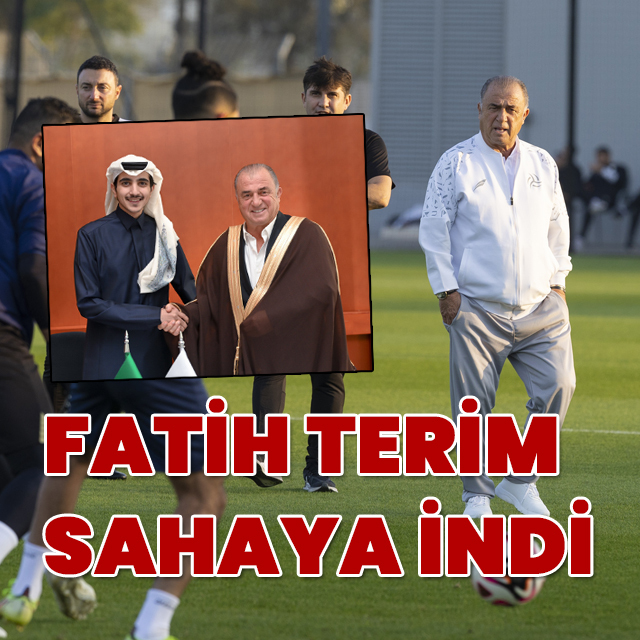Fatih Terim ilk antrenmanına çıktı