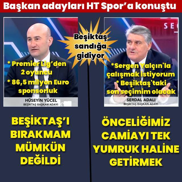 Yücel ve Adalı HT Spor'a konuştu!