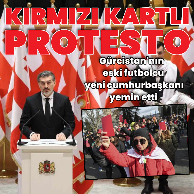 Gürcistan'da yeni cumhurbaşkanı protestoların gölgesinde yemin etti