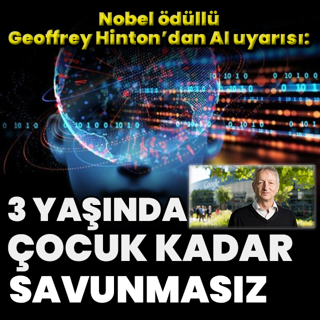 "İnsan, AI karşısında çocuk kadar savunmasız olacak"