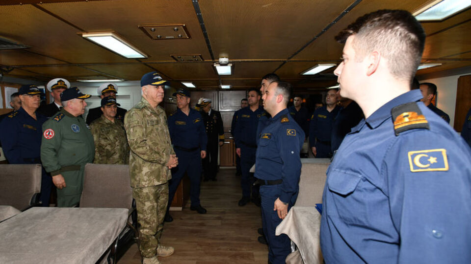 Genelkurmay Başkanı Gürak'tan TCG Oruçreis Fırkateyni'nde inceleme