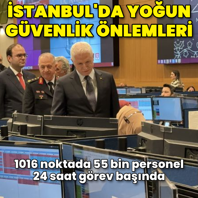 İstanbul'da yoğun güvenlik önlemleri