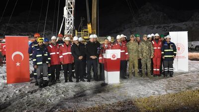 Yeni yılın ilk petrol sondaj kuyusu Gabar Dağı'nda açıldı