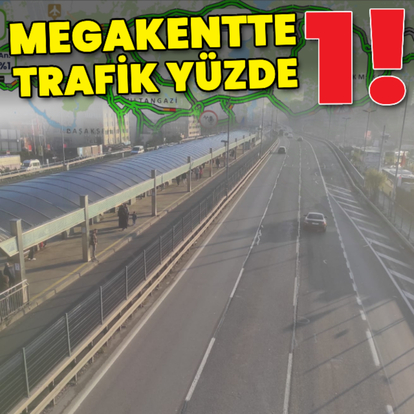 Megakentte trafik yüzde 1!