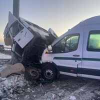 Kars'ta iki minibüs çarpıştı: 27 yaralı
