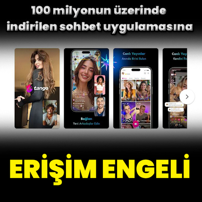 Sohbet uygulamasına engel geldi!