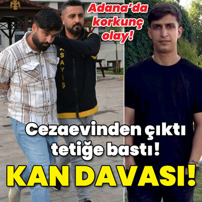 Cezaevinden çıktı, tetiğe bastı! Kan davası!