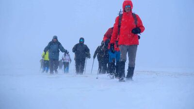 Sarıkamış şehitleri anısına tırmandılar