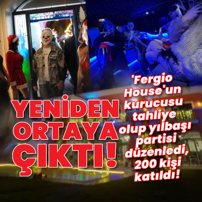 'Fergio House'un kurucusu tahliye olup yılbaşı partisi düzenledi!