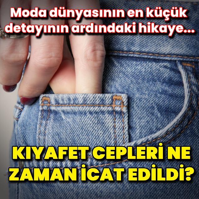 Kıyafet cepleri ne zaman icat edildi?