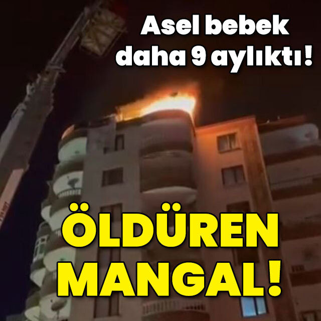 Asel bebek daha 9 aylıktı! Öldüren mangal!