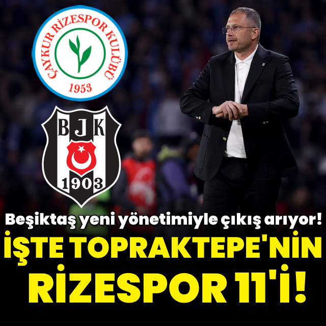 Beşiktaş çıkış arıyor!