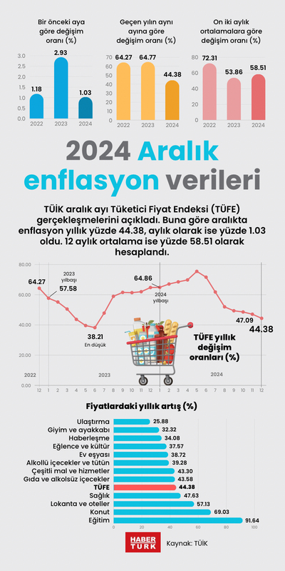 2024 Aralık enflasyon verileri