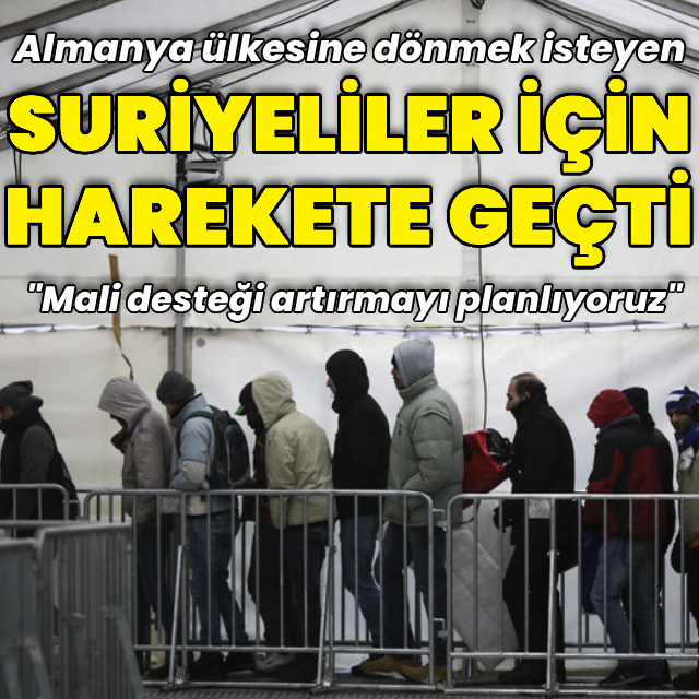 Almanya Suriye'ye dönmek isteyenler için desteği artıracak