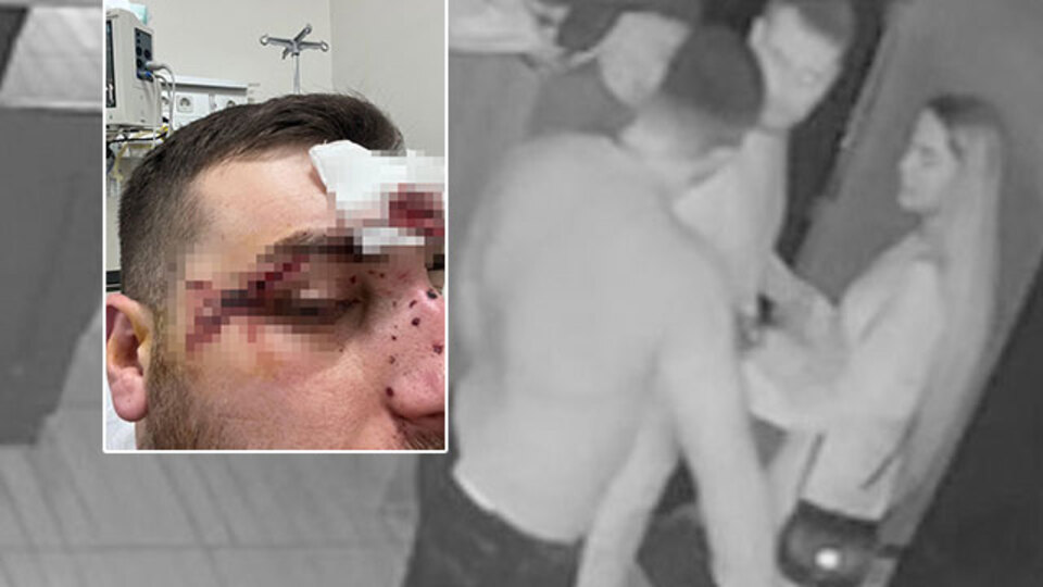 Eğlence mekanında güvenlik görevlisi dövdü!