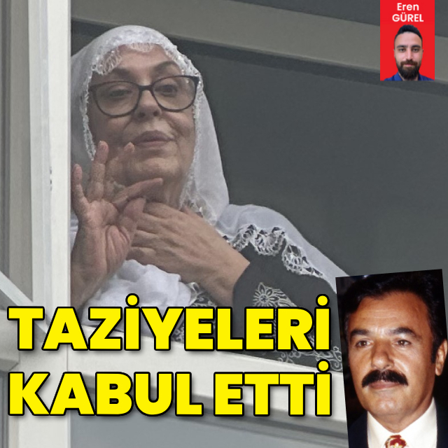 Taziyeleri kabul etti