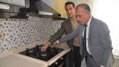 Yüksekova'da doğalgaz kullanımı başladı