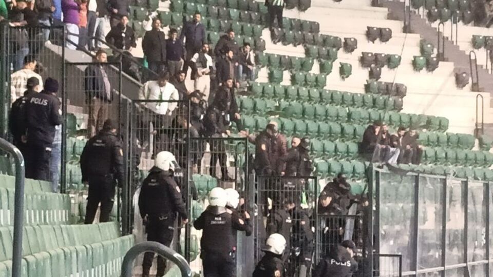 Polis memurunun yaralandığı maçta 7 kişi gözaltına alındı