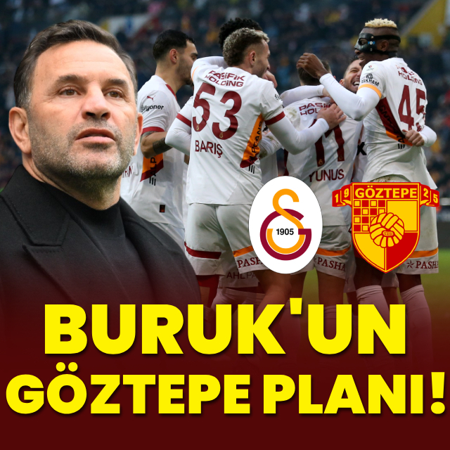 Galatasaray'ın Göztepe maçı ilk 11'i!