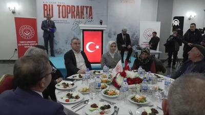 Sarıkamış'ta şehit aileleri ve gaziler onuruna yemek