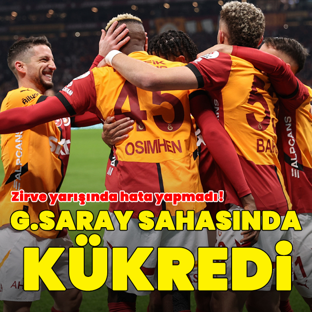 G.Saray evinde hata yapmadı!