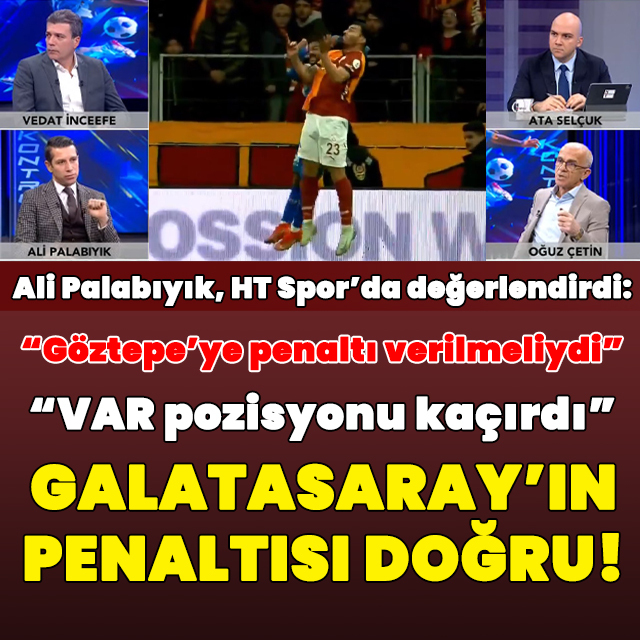 "G.Saray'ın penaltısı doğru karar!"