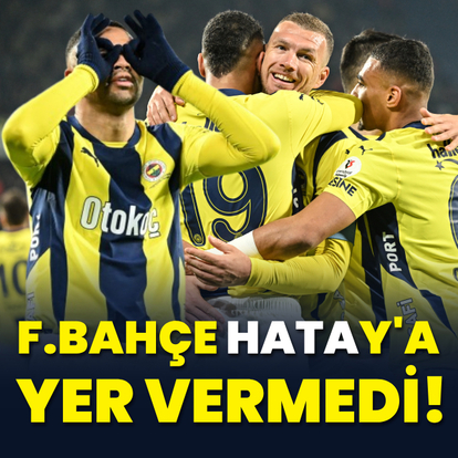 Fenerbahçe, Hatay'a yer vermedi!