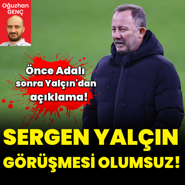 Beşiktaş'ta Sergen Yalçın görüşmesi olumsuz!