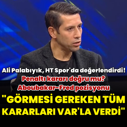 "Penaltı pozisyonunda hakem kendi karar vermeliydi"