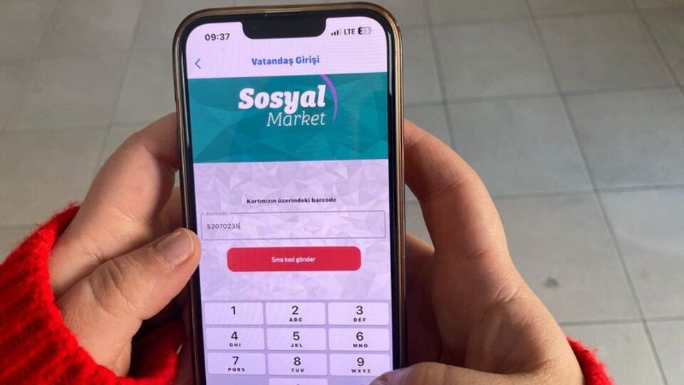 Ordu'da Sosyal Market'te "online" kolaylık