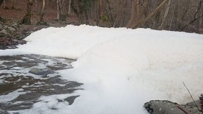 Ketenlik Deresi beyaza boyandı!