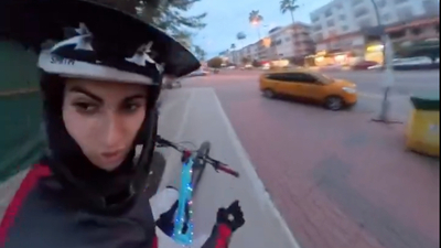 Bisiklet yolunda gerginlik