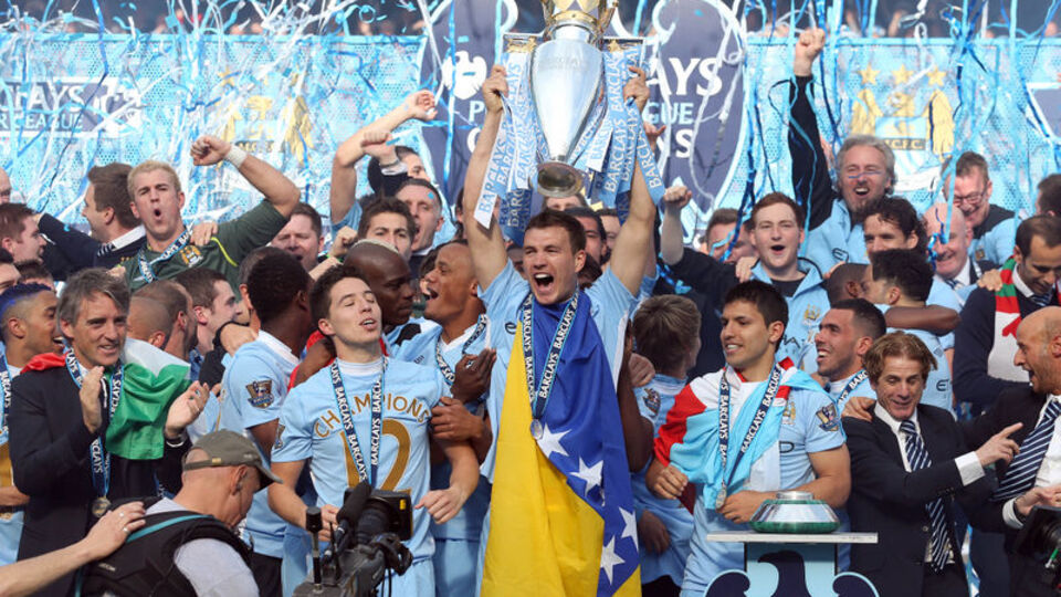 Manchester City'den Edin Dzeko paylaşımı