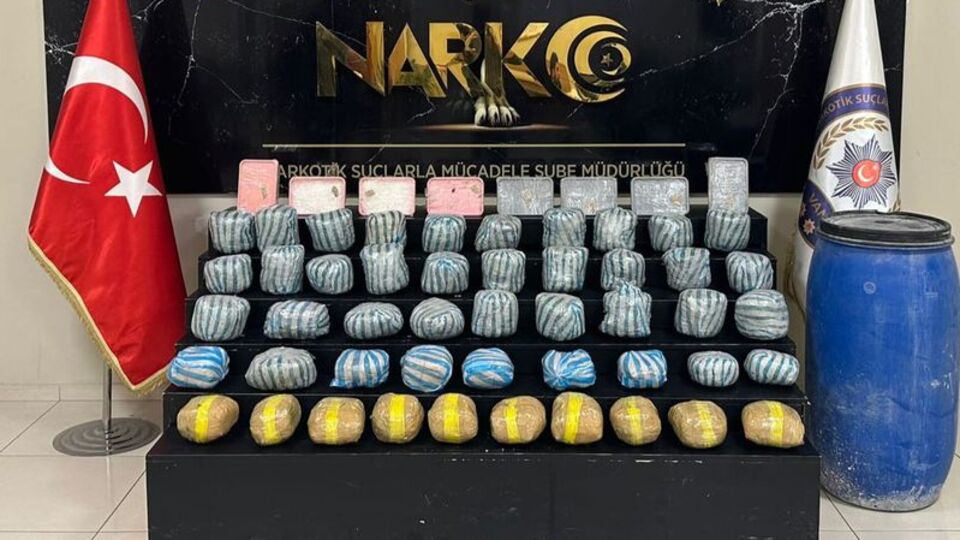 36 kilo 200 gram uyuşturucu ele geçirildi