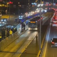 Metrobüste korku gecesi