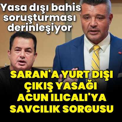 Sadettin Saran hakkında adli kontrol kararı