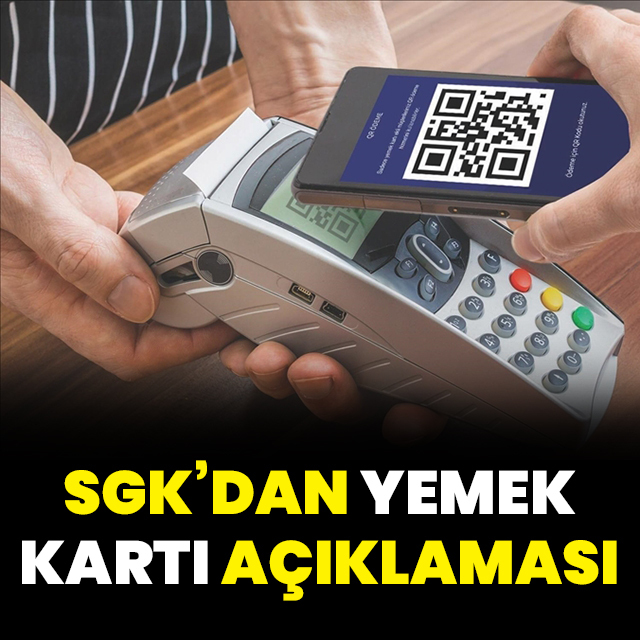 SGK'dan yemek kartı açıklaması
