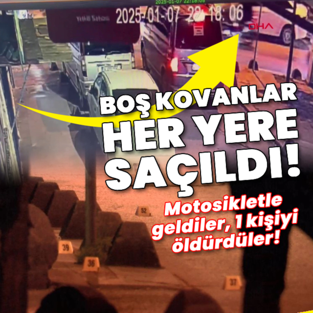 Motosikletle geldiler, 1 kişiyi öldürdüler!