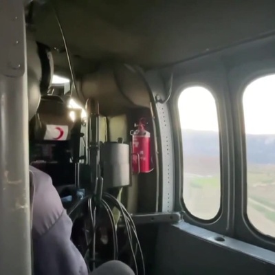 Domuz saldırısından kaçarken uçurumdan düştü, askeri helikopterle hastaneye ulaştırıldı