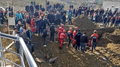 Başkentte inşaatta göçük! 2 can kaybı