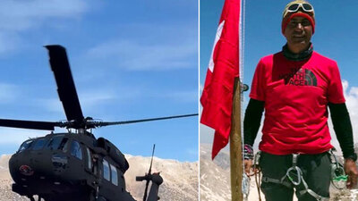 Yıpranan bayrağı değiştirmek istedi... Zirvede acı son!