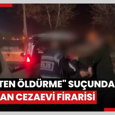 "Kasten öldürme" suçundan aranan cezaevi firarisi trende yakalandı