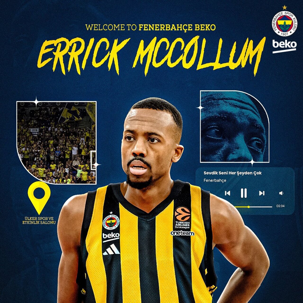 Errick McCollum, Fenerbahçe'de!