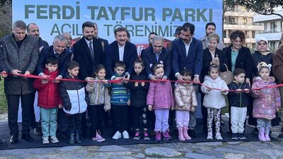 Bahçelievler'de Ferdi Tayfur Parkı açıldı