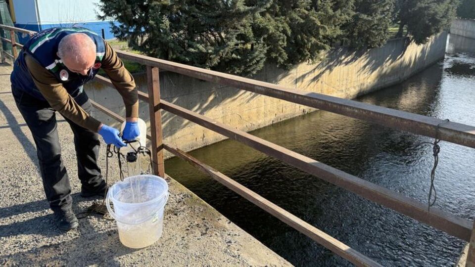 Tekirdağ'da arıtma tesislerine "müsilaj" denetimi