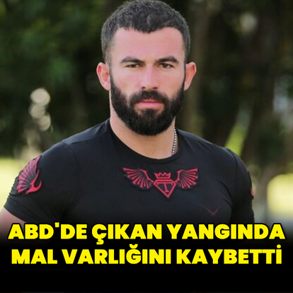  ABD'de çıkan yangında mal varlığını kaybetti