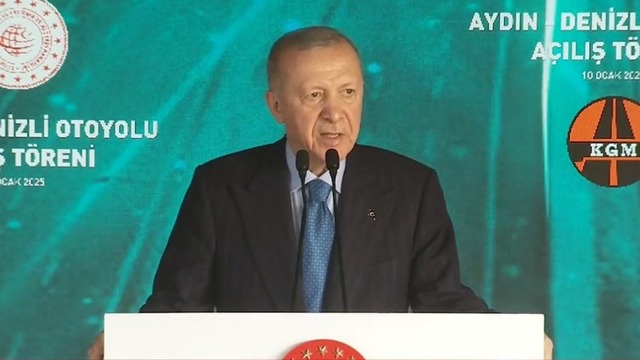 Cumhurbaşkanı Erdoğan, Aydın-Denizli Otoyolu açılışında konuştu