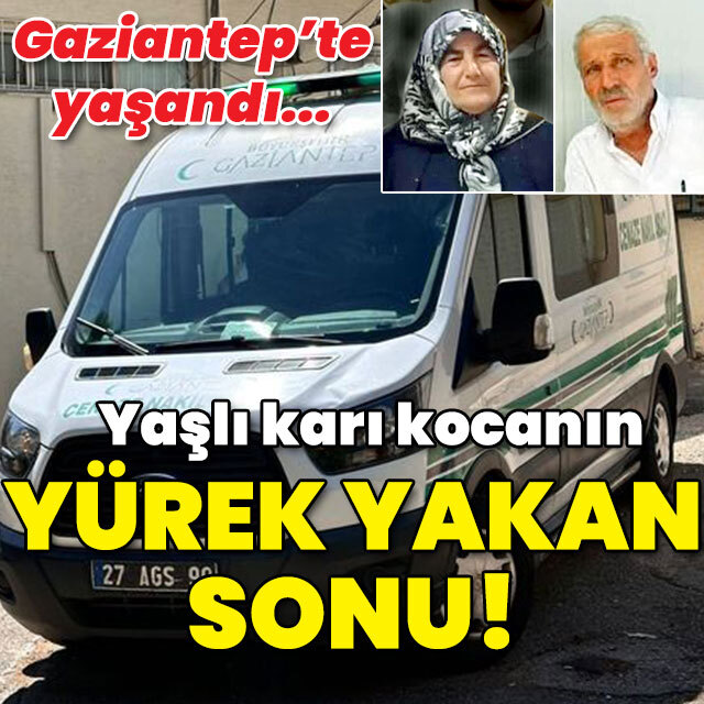 Yaşlı çiftin yürek yakan sonu!